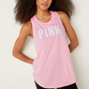 { pink / knit racerback perfect tank top }